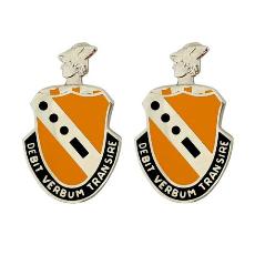 56th Signal Battalion Unit Crest (Debit Verbum Transire)